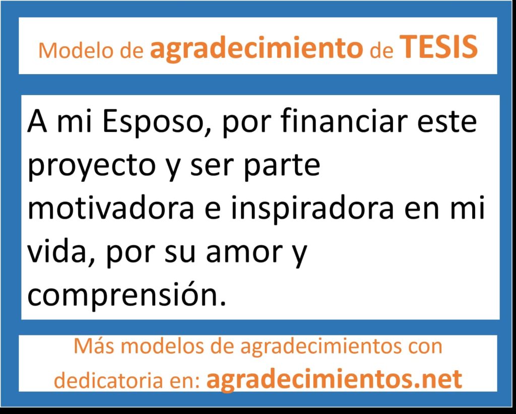 Imágenes de Agradecimientos de tesis a mi esposa o esposo