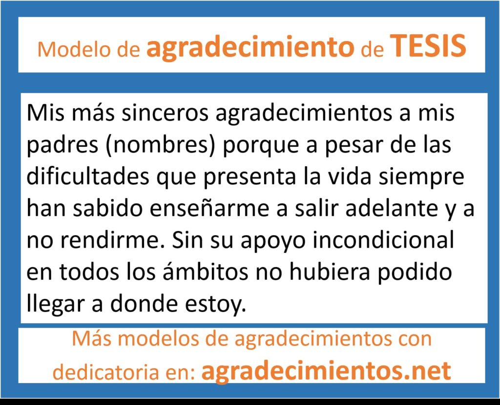 Mis más sinceros agradecimientos a mis padres