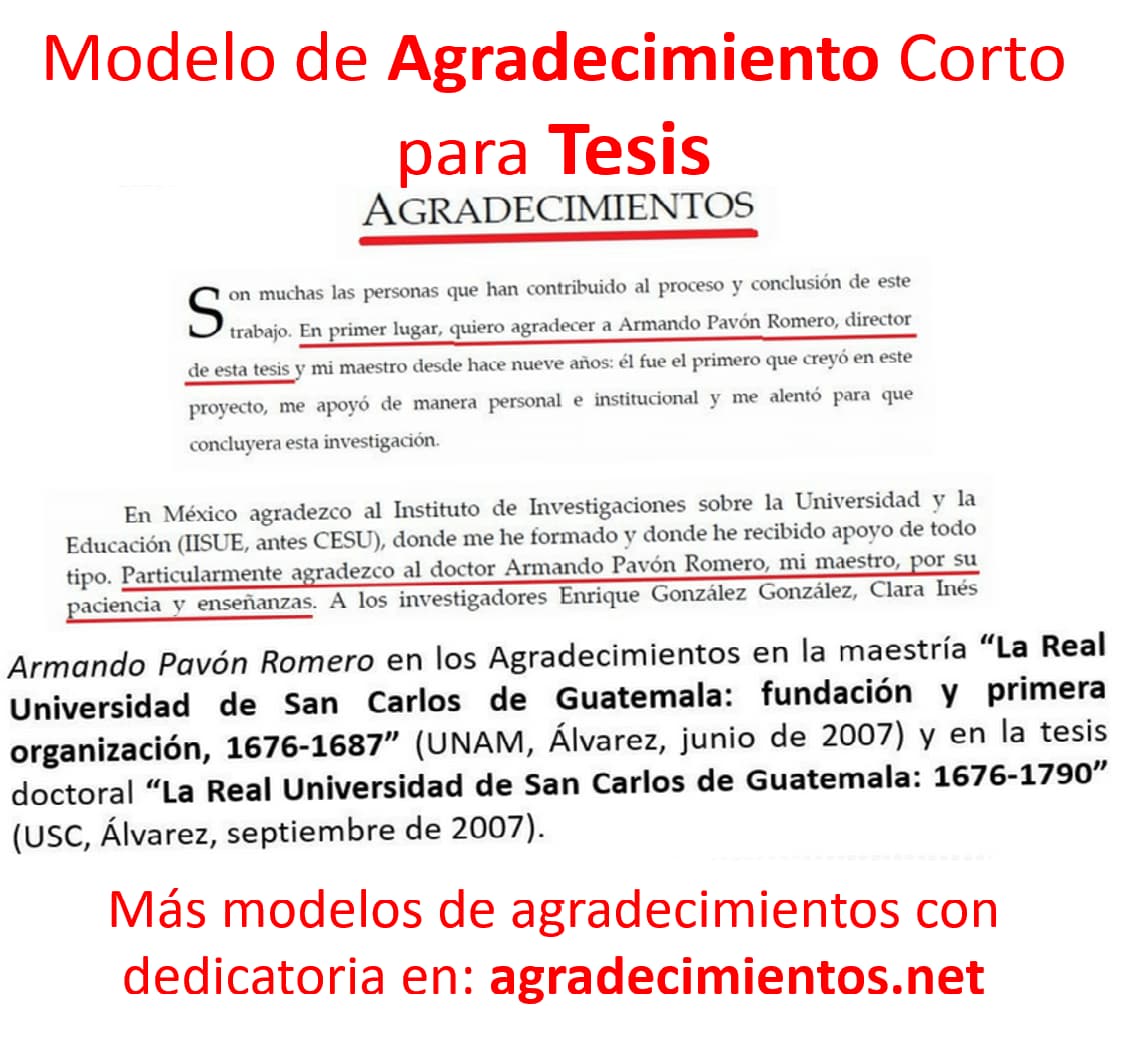 Mejores Ejemplos De Agradecimientos De Tesis 3384