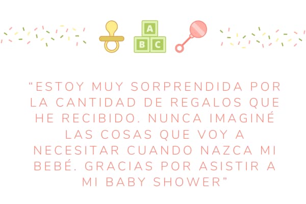 Descargar agradecimientos bonitos por Baby Shower