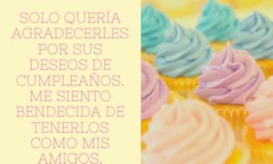 carta de agradecimiento de cumpleaños a mis amigos