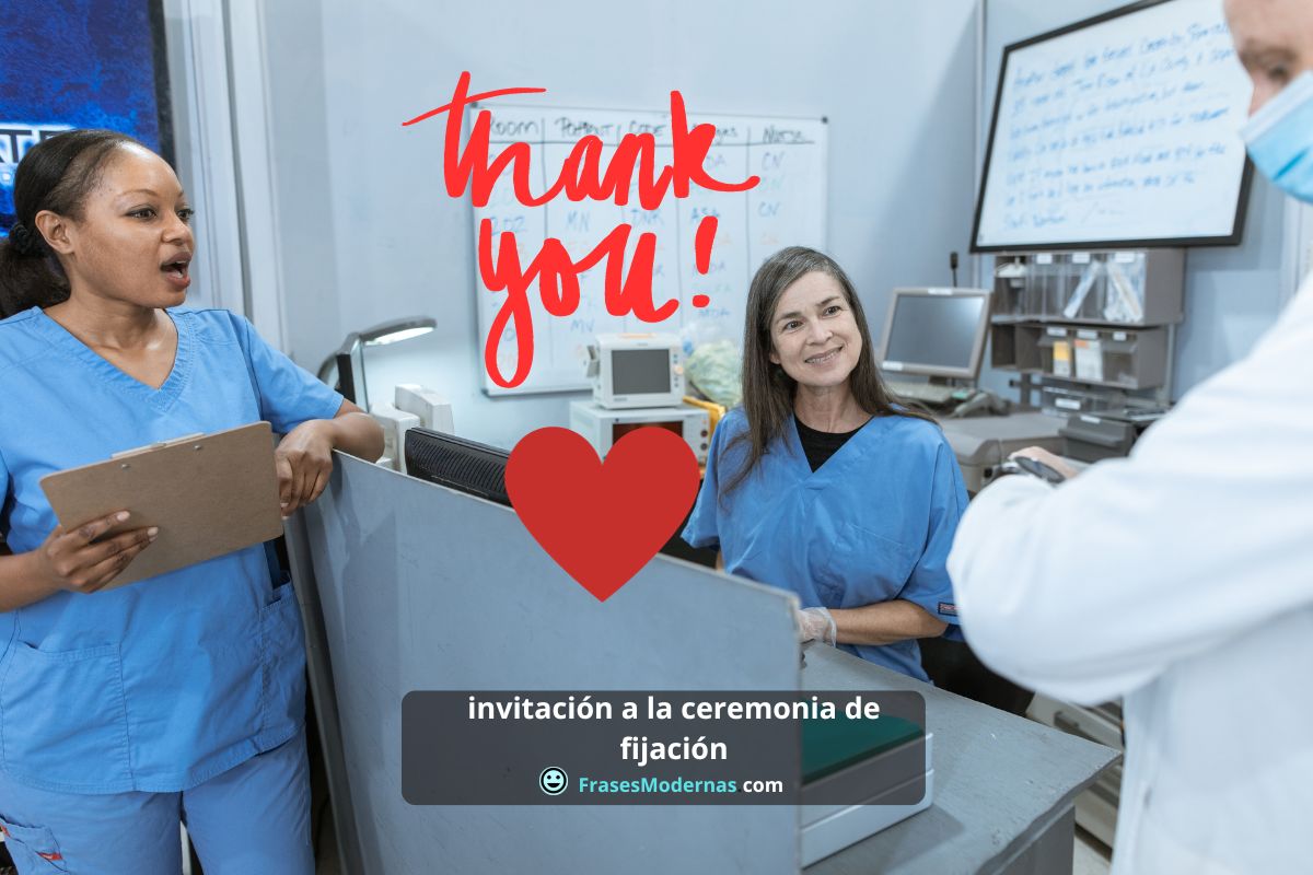 Agradecimientos a enfermeras